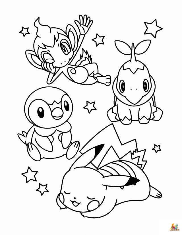 Pokemon Coloring Pages: Free Printable Sheets for Kids - AHcoloring ...